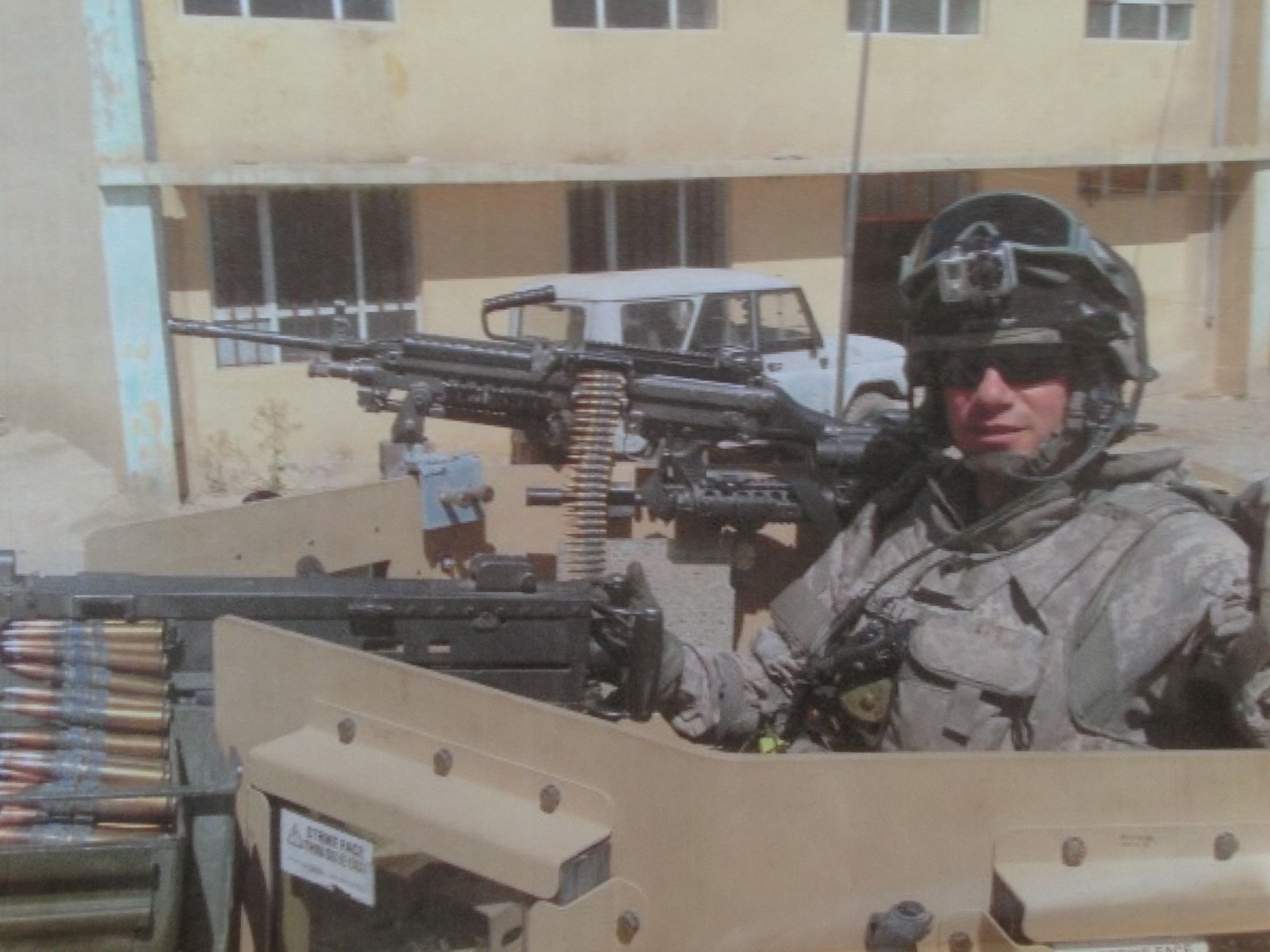 Owner Ron Schnell on duty in Afghanistan
